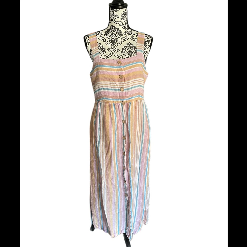 C&C California linen dress